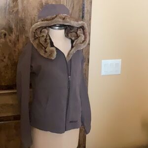 EUC MARMOT women’s jacket Brown Size M